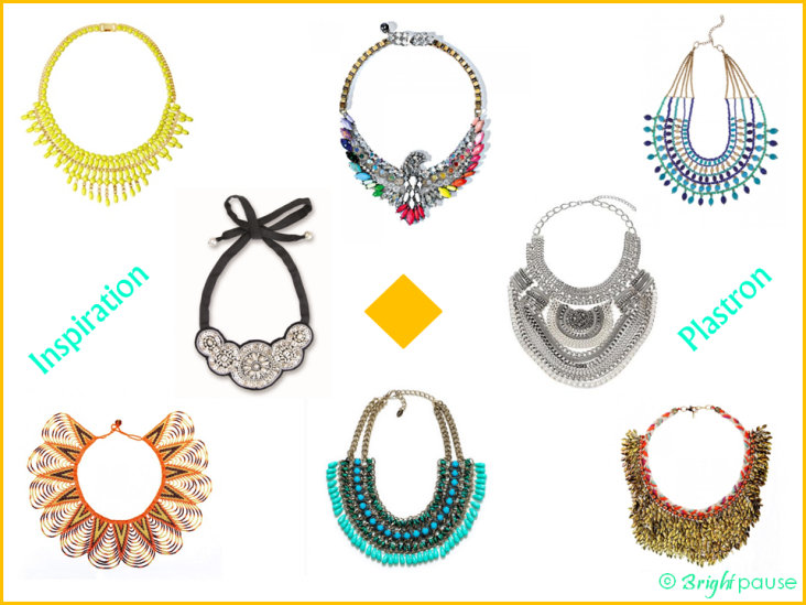 Collier plastron - Bright Pause