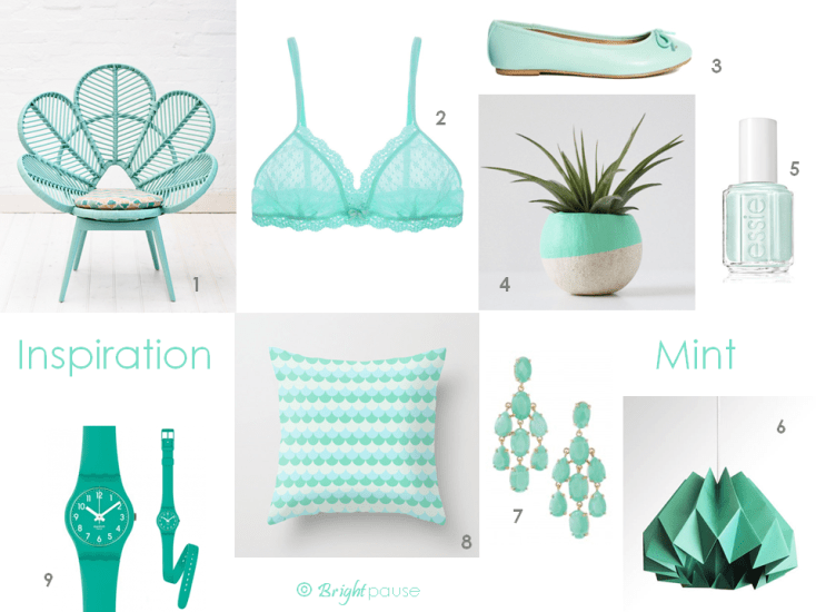 Tendance menthe - Bright Pause