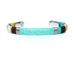 Bracelet-Massai-python-turquoise-GAS-BIJOUX-300x235