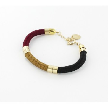 bracelet-jonc-gecko-rouge-bordeaux